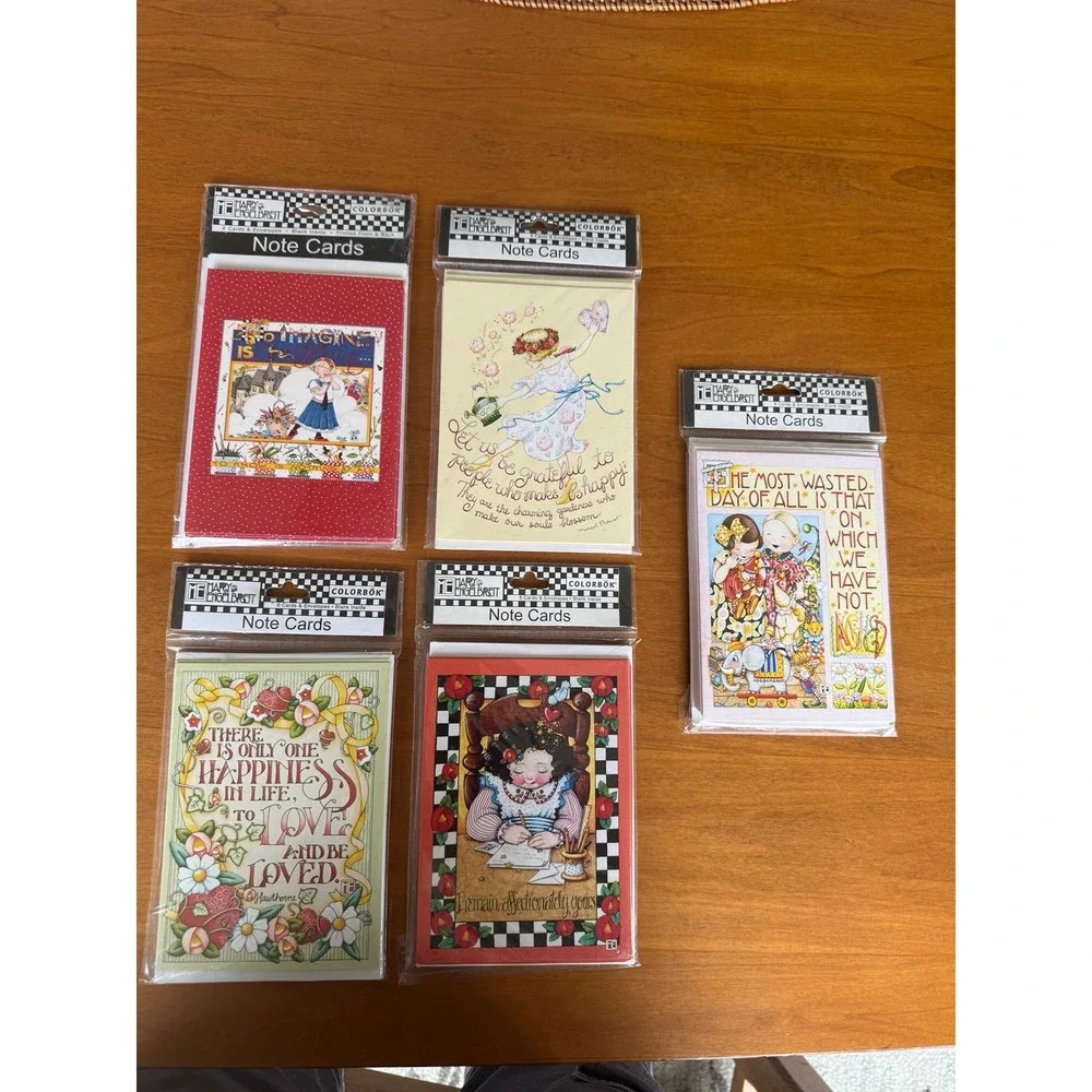 Mary Engelbreit notecards. Lot of 5 packs